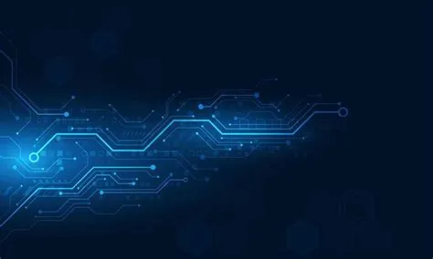 Abstract Technology Background with Hexagonal Shapes