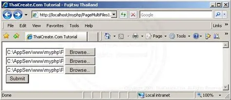 PHP Multiple File Field Upload