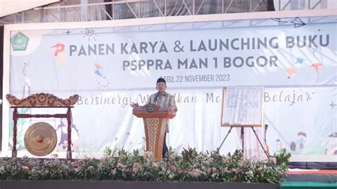 MAN 1 Bogor Rayakan Kesuksesan dengan Panen Karya dan Launching Buku ...