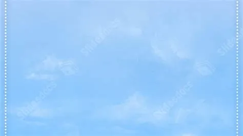 Blue White Sky Cloud Chart Class Clouds Powerpoint Background For Free ...