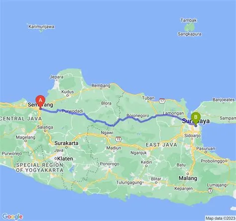 Jarak Kota Semarang-Kota Surabaya, Berapa Jam Waktu Tempuh dan Rutenya ...