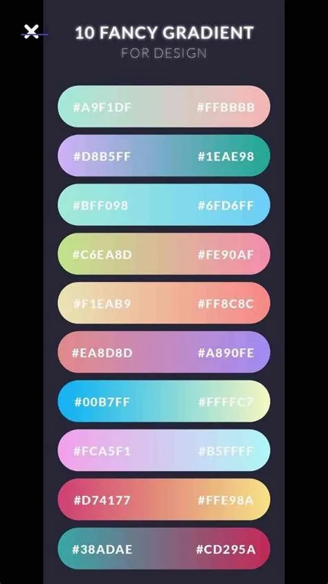 √ Gradient Hex Code