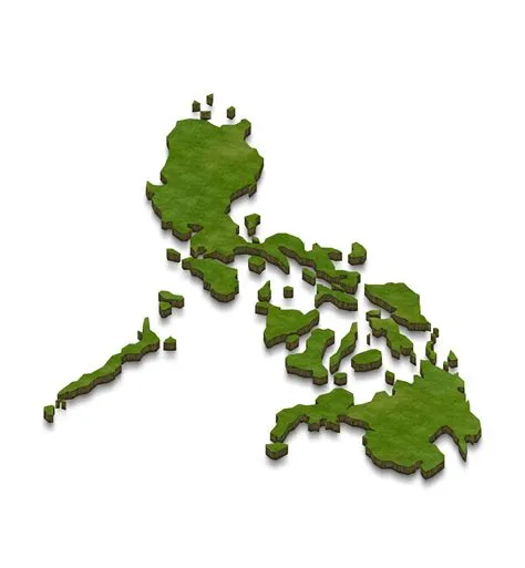 Map Of Philippines Outlined As Woman In Asia