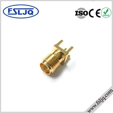 4-Pin SMA Female Connector PCB Connector - China RF Connector and SMA ...
