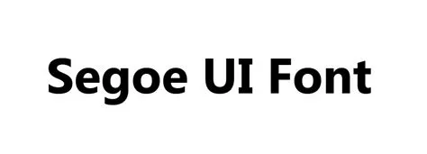 Segoe Font