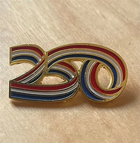 America 250 Enamel Pin Badge Official Logo of the 2026 250 Year ...