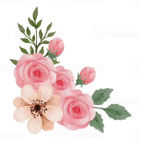 Flower pink rose, floral bouquet Clip art Element Transparent ...