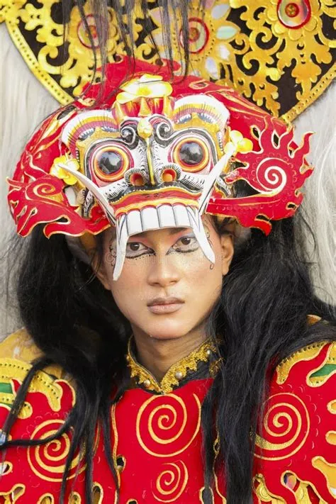 Female Model at the Jember Festival Carnaval Editorial Image - Image of ...