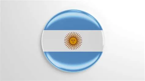 Ronda pin argentina bandera 3d ilustración | Foto Premium