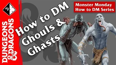 D&D 5e Dungeon Master Tips ㆐ Monster Monday ㆐ Ghouls & Ghasts - YouTube