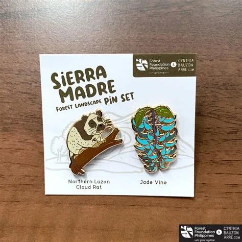 Philippine Forest Landscapes Flora & Fauna Enamel Pin Sets (2 Pins ...