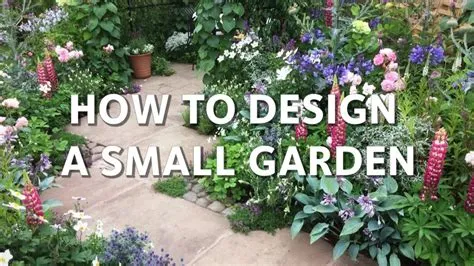 How To Design A Small Garden - YouTube