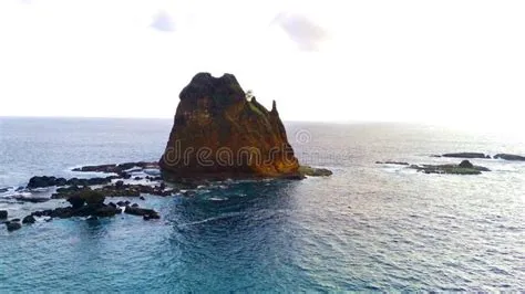 Drone Shot on Papuma Beach, Jember, Indonesia Stock Video - Video of ...