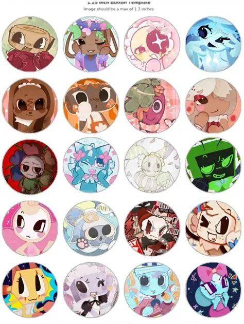 Mundo Dandys, plantilla de PIN gratis para usar :3