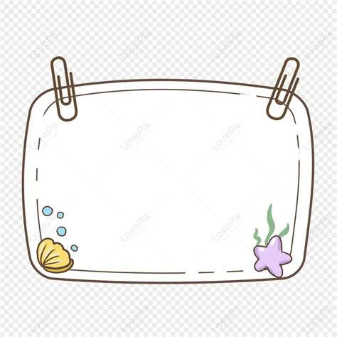 Square Pin Marine Dialog Border, Square Dialogs, Paper Border, Marine ...