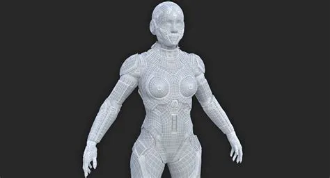 Cyborg Clay Low Poly AI - 3D Model by Mak21