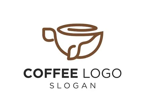 Kaffee-Logo-Design | Premium Vektor