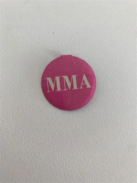 MMA vintage pin | EstateSales.org