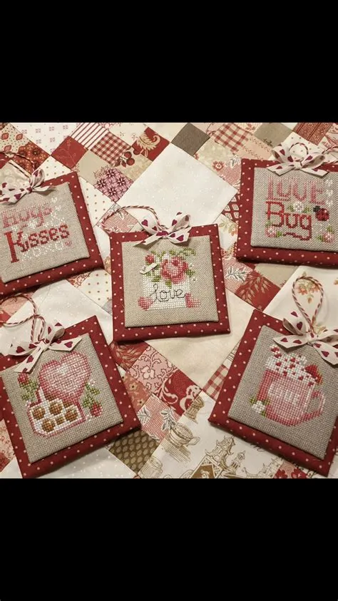 Valentine's Day Quilted Pillows