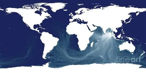 2004 Indian Ocean Tsunami Wave Heights by Science Photo Library