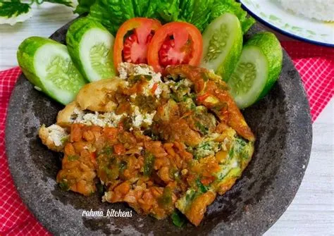 Resep Penyet 3T_Tahu Tempe Telur oleh Rahma_Bunda Radit & Rafa - Cookpad