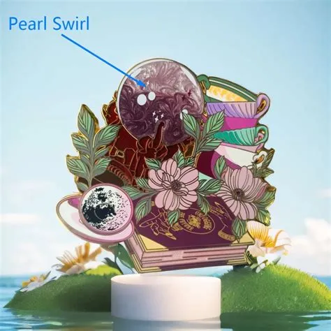 Create Custom Pearl Swirl Pins with HIPINS Today