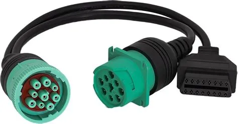 Amazon.com: lydesor J1939 9 Pin to OBD 2 Male Adapter Cable,Work with ...