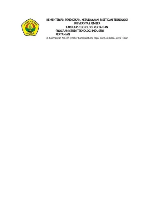 KOP Universitas Jember | PDF