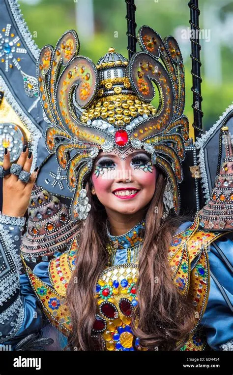 Jember Fashion Festival and Carnival, East Java, Indonesia Stock Photo ...