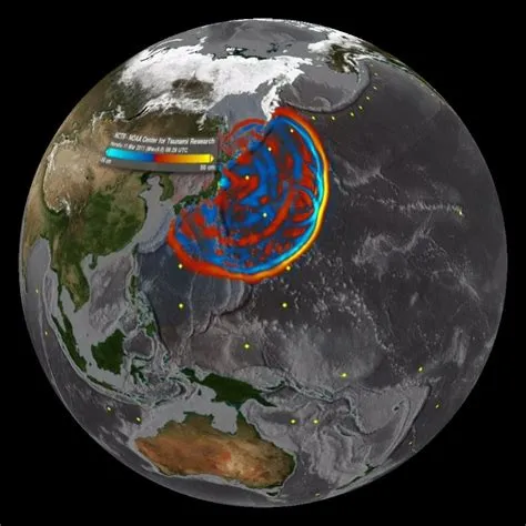 Japan Tsunami: Wave Propagation - March 11, 2011 - Science On a Sphere