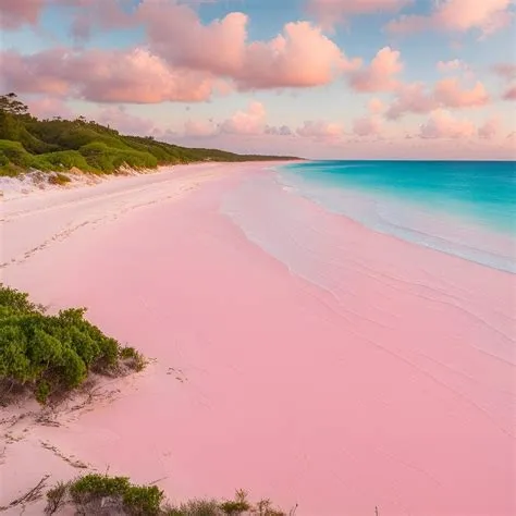 Pink Sands Beach Located on Harbour Island Bahamas, this stunning beach ...