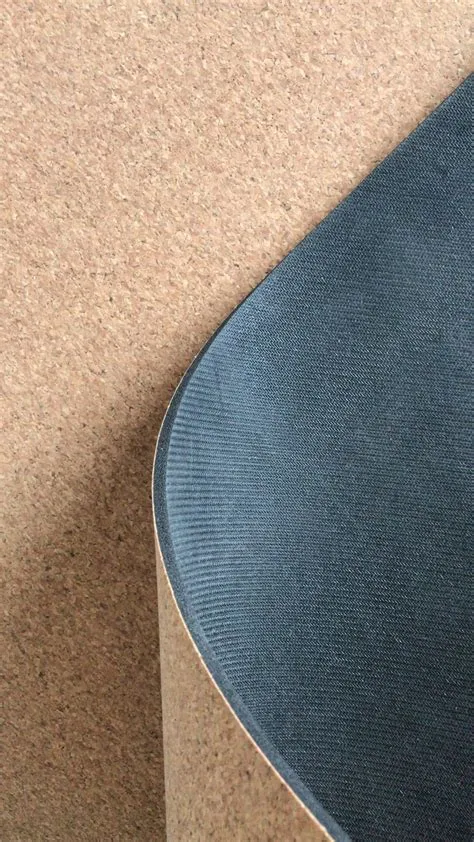 Cork Rubber Yoga Mat - Eco-Friendly and Non-Slip