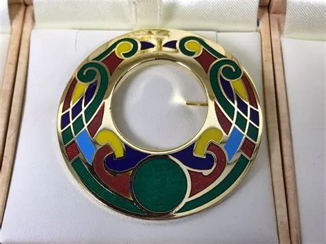 Tara Ireland Hand Enamelled Collection Brooches Pins Retails $196