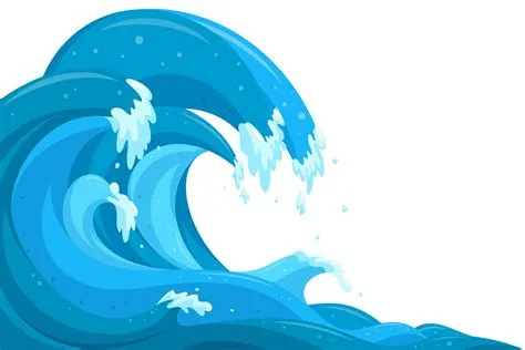 Giant Wave Cartoon