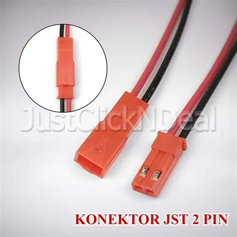 Jual Konektor JST Male Female Socket 2 Pin | Jakmall.com