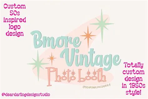 CUSTOM 50s Logo Design | 50s Style Logo | Retro 50s Logo | 50s Branding ...