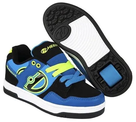 Heelys Flow Black Green Blue | Roller Skate Shoes | GoSk8 | UK | Roller ...