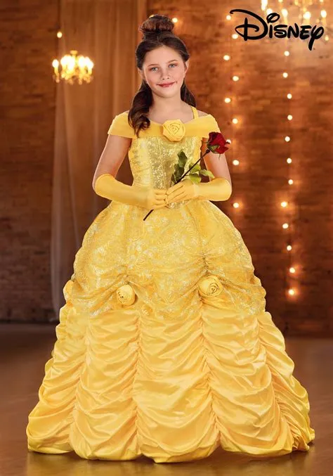 Vestido De Princesa Bella De Disney