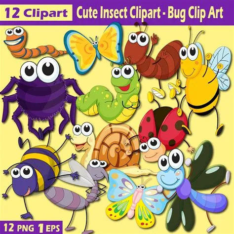 Cute Insect Clipart - Bug Clip Art | Made By Teachers
