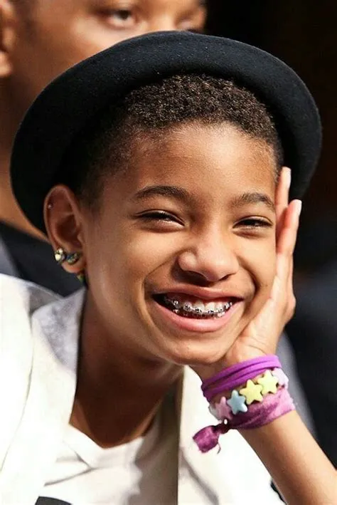 Braces | Willow smith, Celebrities with braces, Celebrity smiles