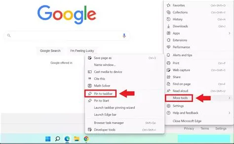 How to pin a website to the taskbar in Windows 11 - IONOS UK