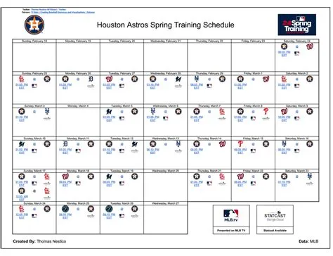Your Free Houston Astros Printable Schedule + More! - Printables for ...