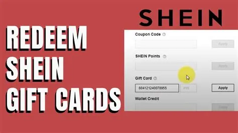 How To Redeem Shein Gift Cards Online - YouTube