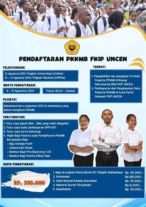 Pendaftaran PKKMB FKIP UNCEN 2024 – FKIP Uncen