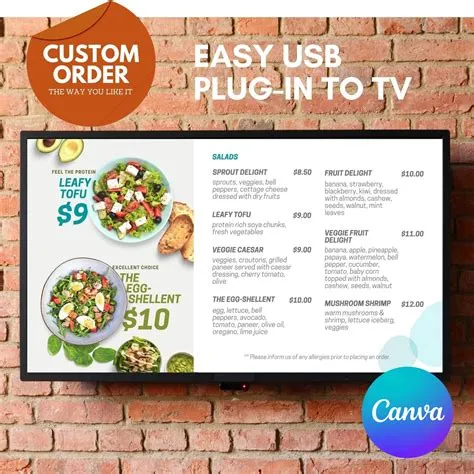 This item is unavailable - Etsy | Digital menu boards, Menu board ...