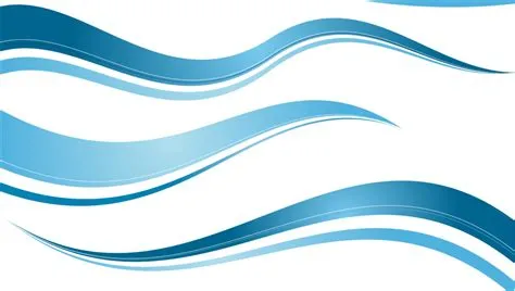 Blue Wave Vector Png
