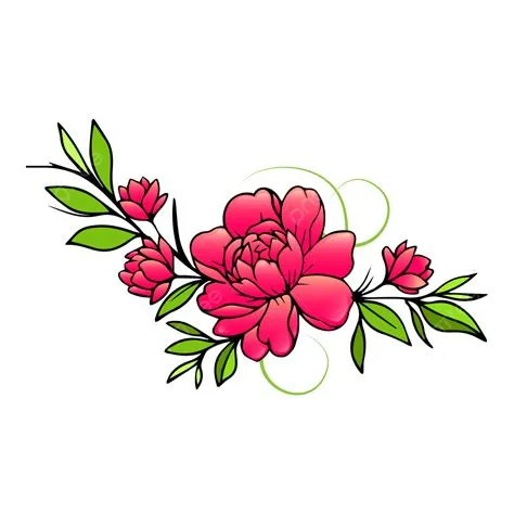 Colorful Drawing Flower Design, Flower, Design, Graphic PNG and Vector ...
