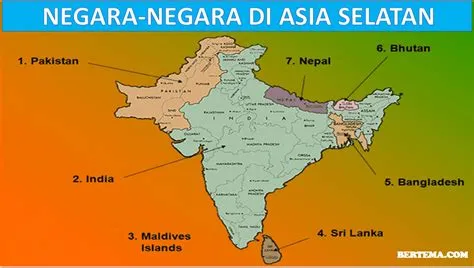 Negara-Negara di Asia Selatan, Lengkap dengan Ibu kota dan Luasnya