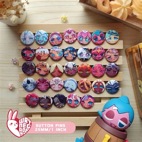 [Part 1] 3pcs for P125 | Cookie Run Kingdom 25mm / 1 inch Button Pins ...