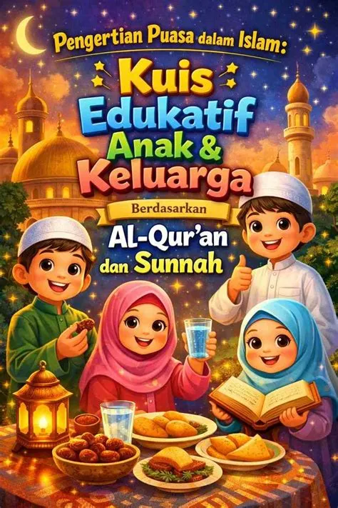 Pengertian Puasa dalam Islam; Kuis Edukatif Anak & Keluarga Berdasarkan ...